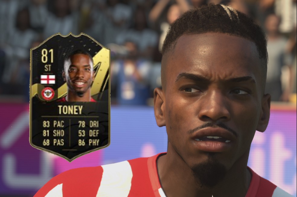 Ivan Toney, from Brentford, was excluded from FIFA 23 after punishment for sports betting – Photo: Reproduction
