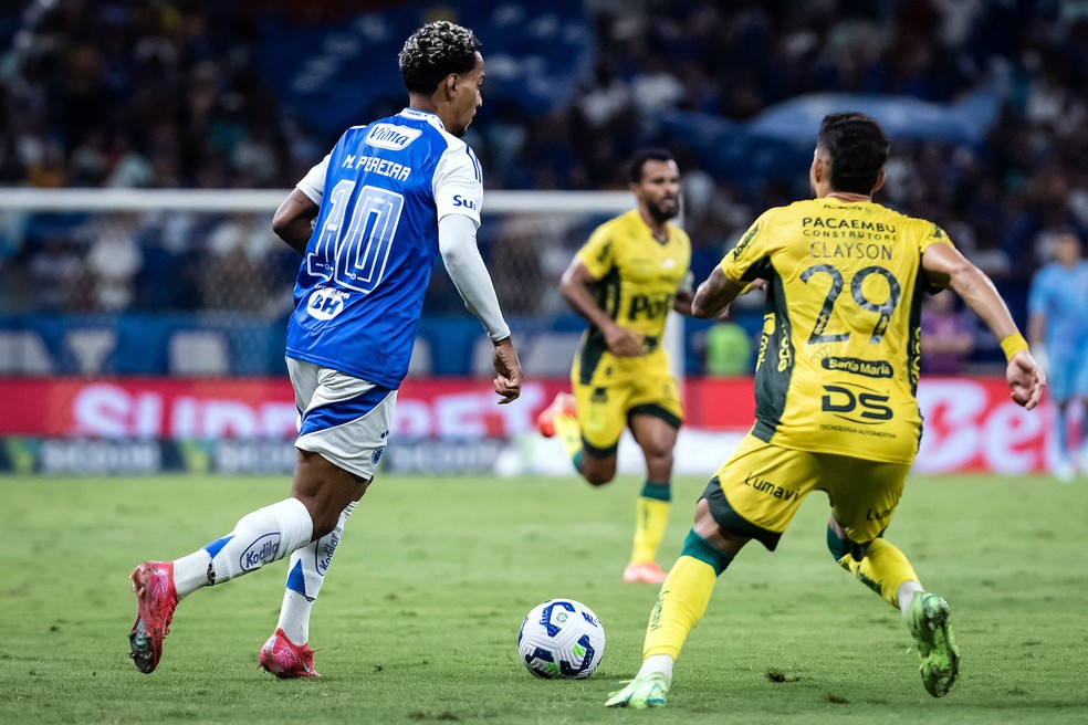 Matheus Pereira; Cruzeiro x Mirassol — Foto: Gustavo Aleixo/Cruzeiro