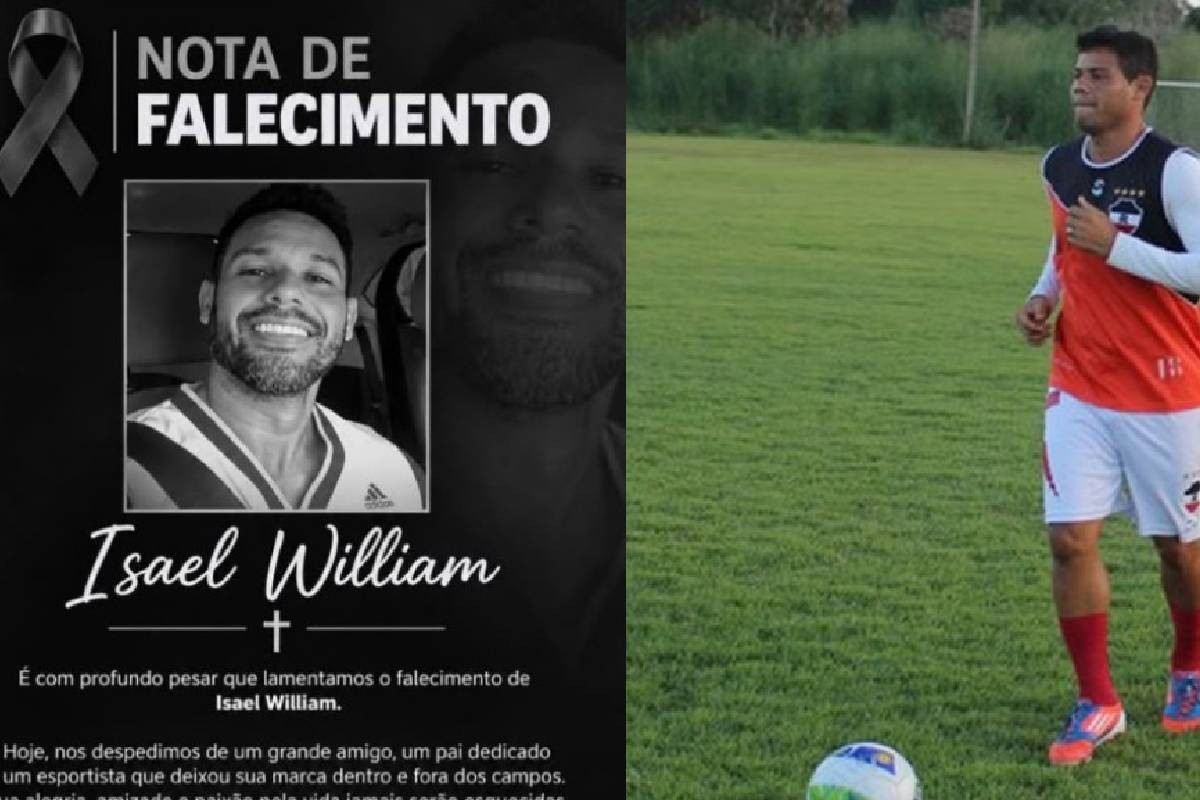 Ex-Parnahyba e River-PI, Isael William morre aos 41 anos vítima de aneurisma cerebral