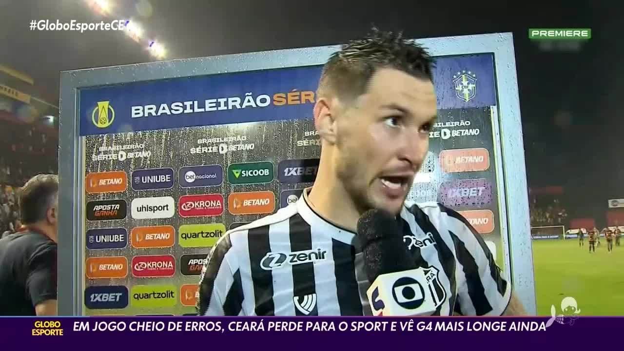 Ceará perde para Sport na Série B fora