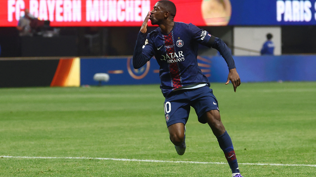 Dembele marca no fim, e PSG elimina o Bayern
