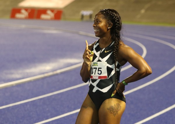 Acka エーシーケーエー アメスリフリンジトップス　sheller hyeon Shelly-Ann Fraser-Pryce vence seletiva na Jamaica e vai buscar 3º