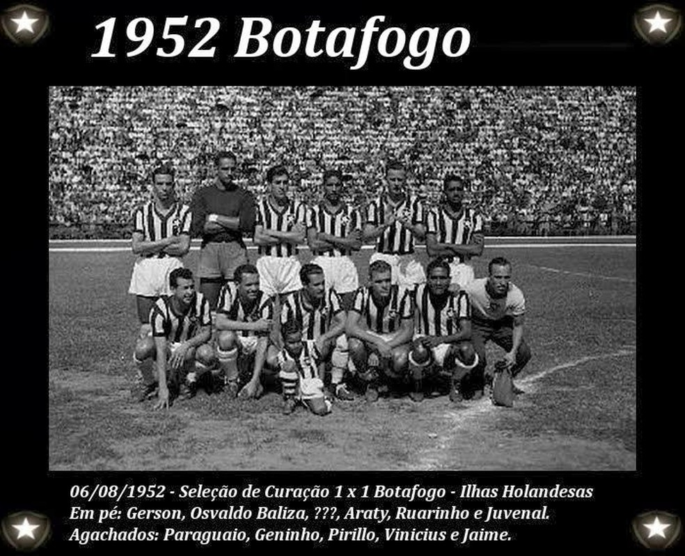 Botafogo 1952 — Botafogo contra seleções