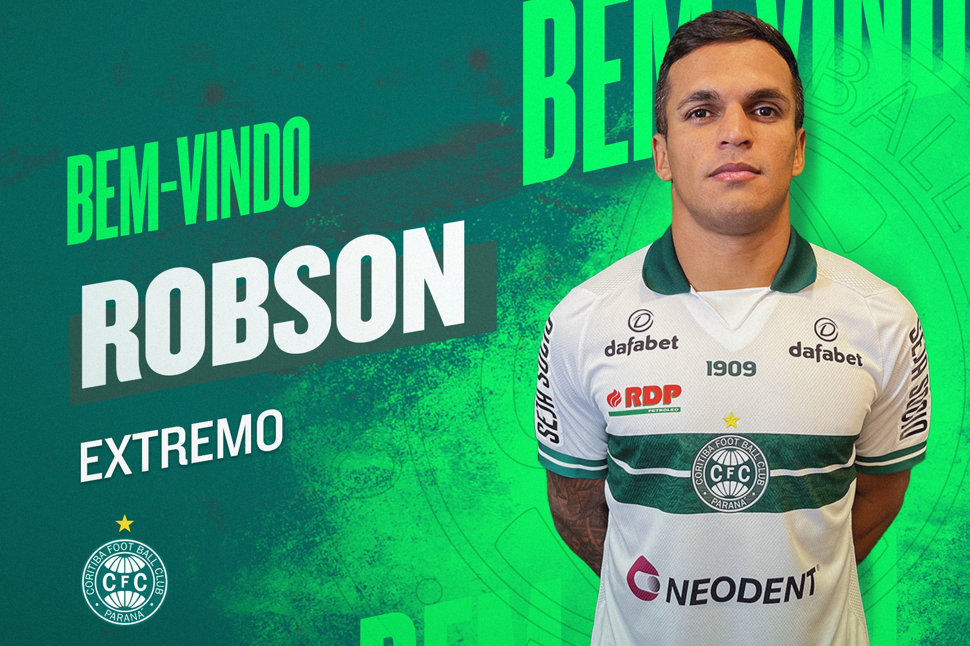 Coritiba confirma o retorno do atacante Robson por R$ 2,2 milhões | Ge