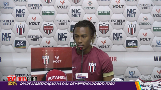 "Dificilmente vão me ver perder na velocidade para um atacante", diz Raphael, reforço do Botafogo-SP - Programa: Globo Esporte - Ribeirão Preto/Franca 