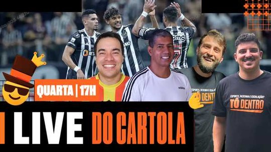 Live do Cartola 2024: assista à análise sobre a rodada do Brasileirão