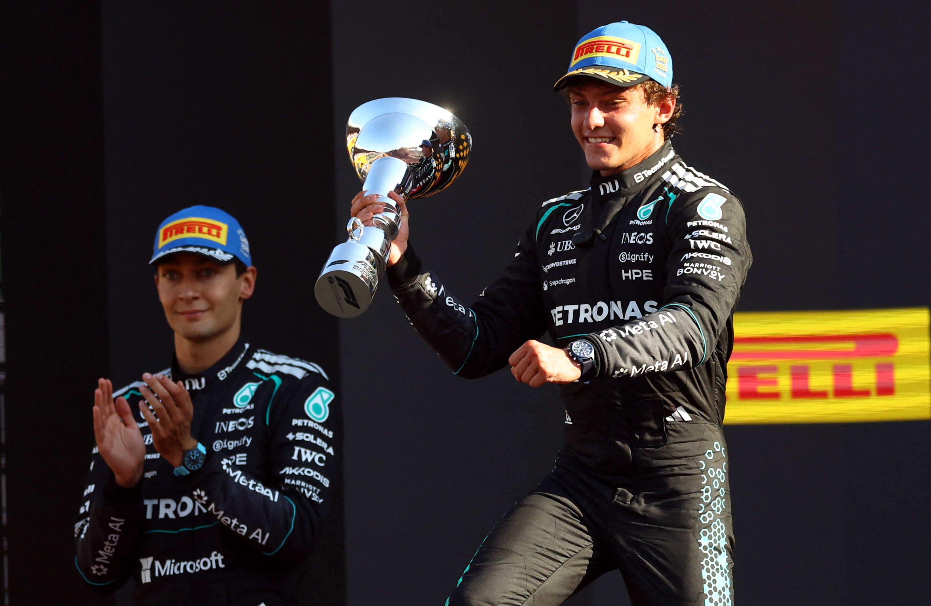 Antonelli vence a 8ª do ano e supera número de vitórias de Russell na F1
