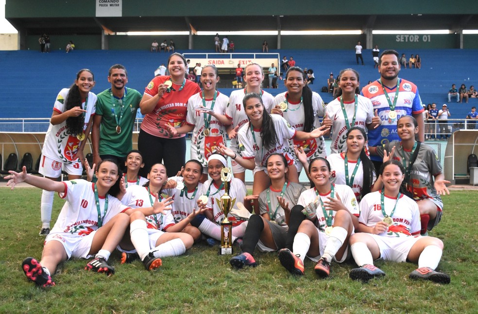 São Francisco campeão acreano feminino sub-17 2023 — Foto: Arquivo pessoal/Manoel Façanha