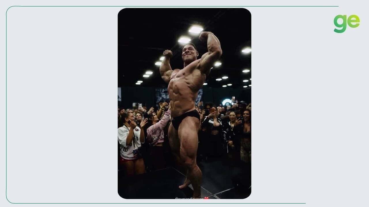 Ramon Dino exibe físico em apresentação especial no Arnold Ohio | Ge