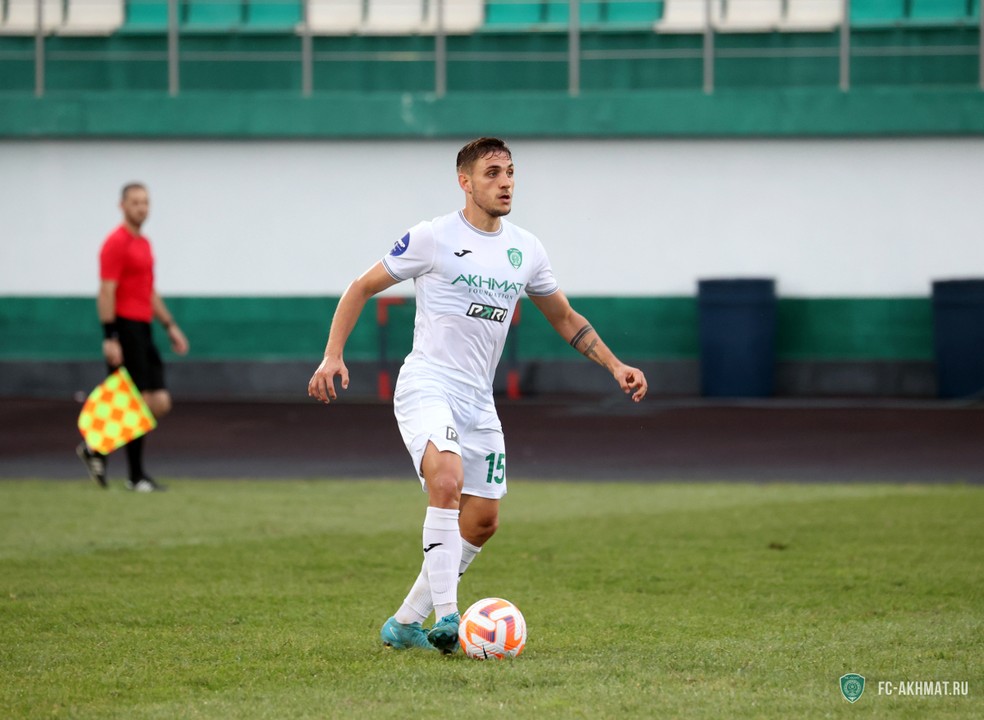 Camilo Reijers, próximo do Grêmio — Foto: Divulgação/Akhmat Grozny