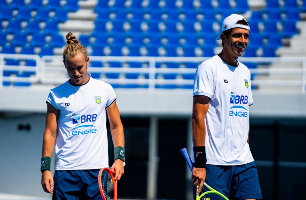 Rafa Matos e Marcelo Melo vencem a Grécia nas duplas, e Brasil abre 2 a 1 na Copa Davis