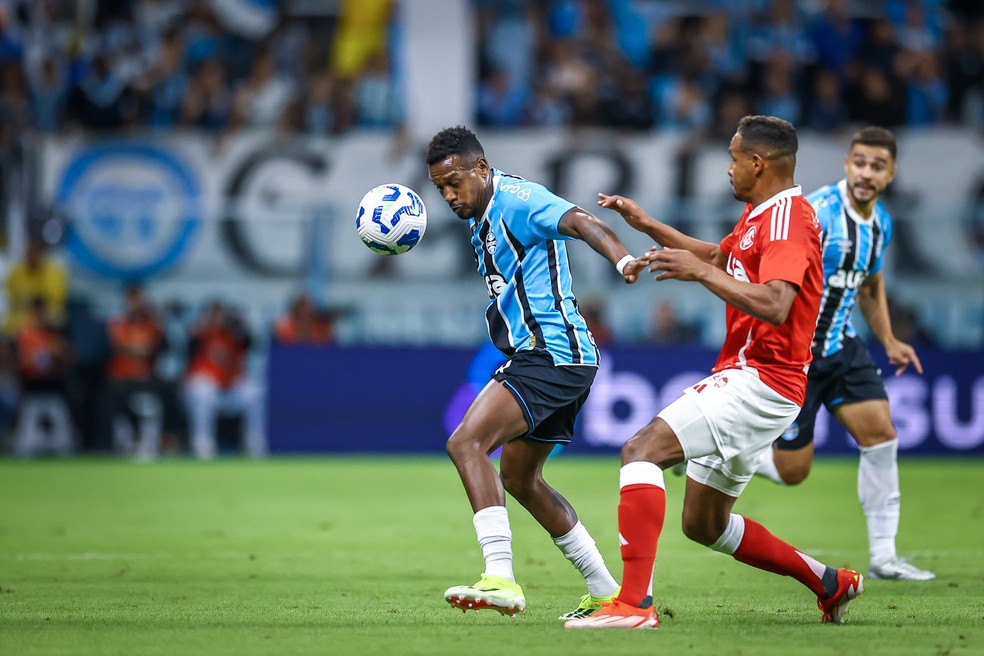 Inter Gre-Nal disputado em abril — Foto: Lucas Uebel/Divulgação Grêmio