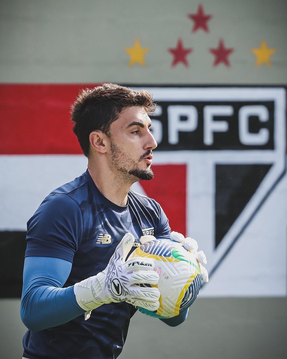 Goleiro Rafael em reapresentação do São Paulo — Foto: Erico Leonan / São Paulo