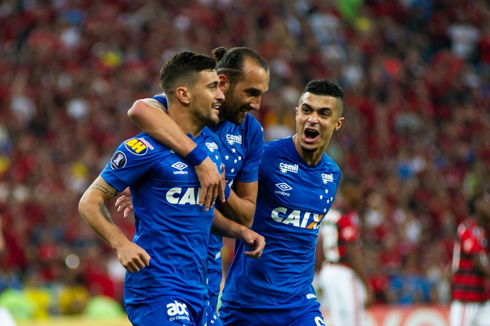 Arrascaeta quando defendia o Cruzeiro — Foto: Bruno Haddad