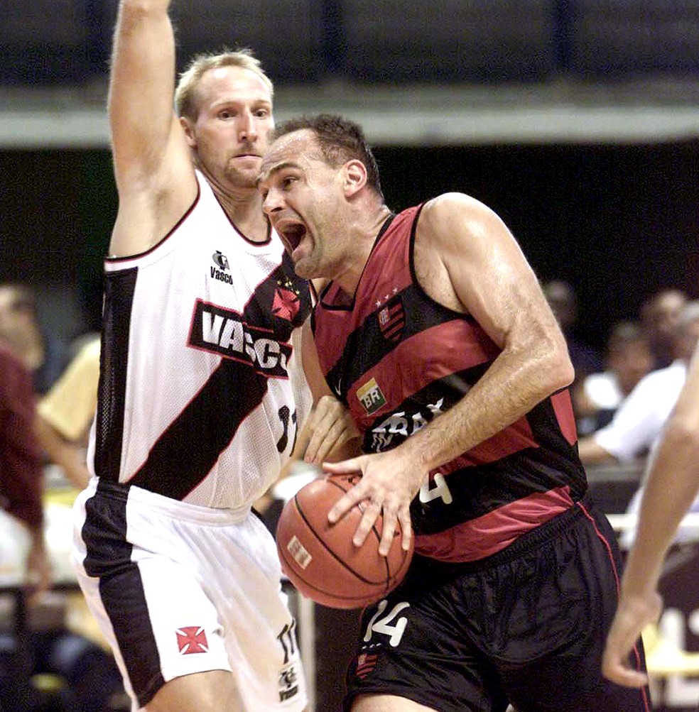 Oscar Schmidt em ação pelo Flamengo — Foto: Agência estado