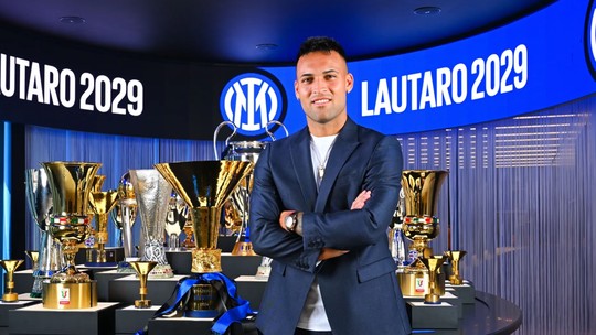 Artilheiro da Copa América, Lautaro Martínez renova com a Inter de Milão até 2029