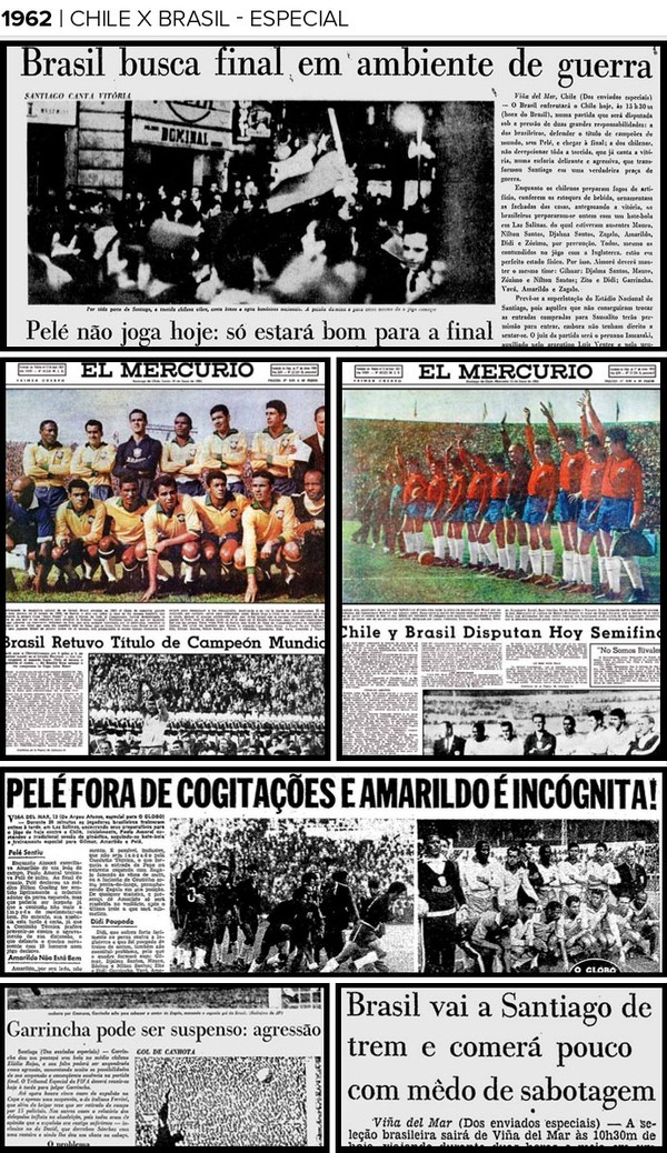 Jogos inesquecíveis da Copa: Garrincha x Chile em 62: gols, expulsão e até  pedrada - Esporte do Vale