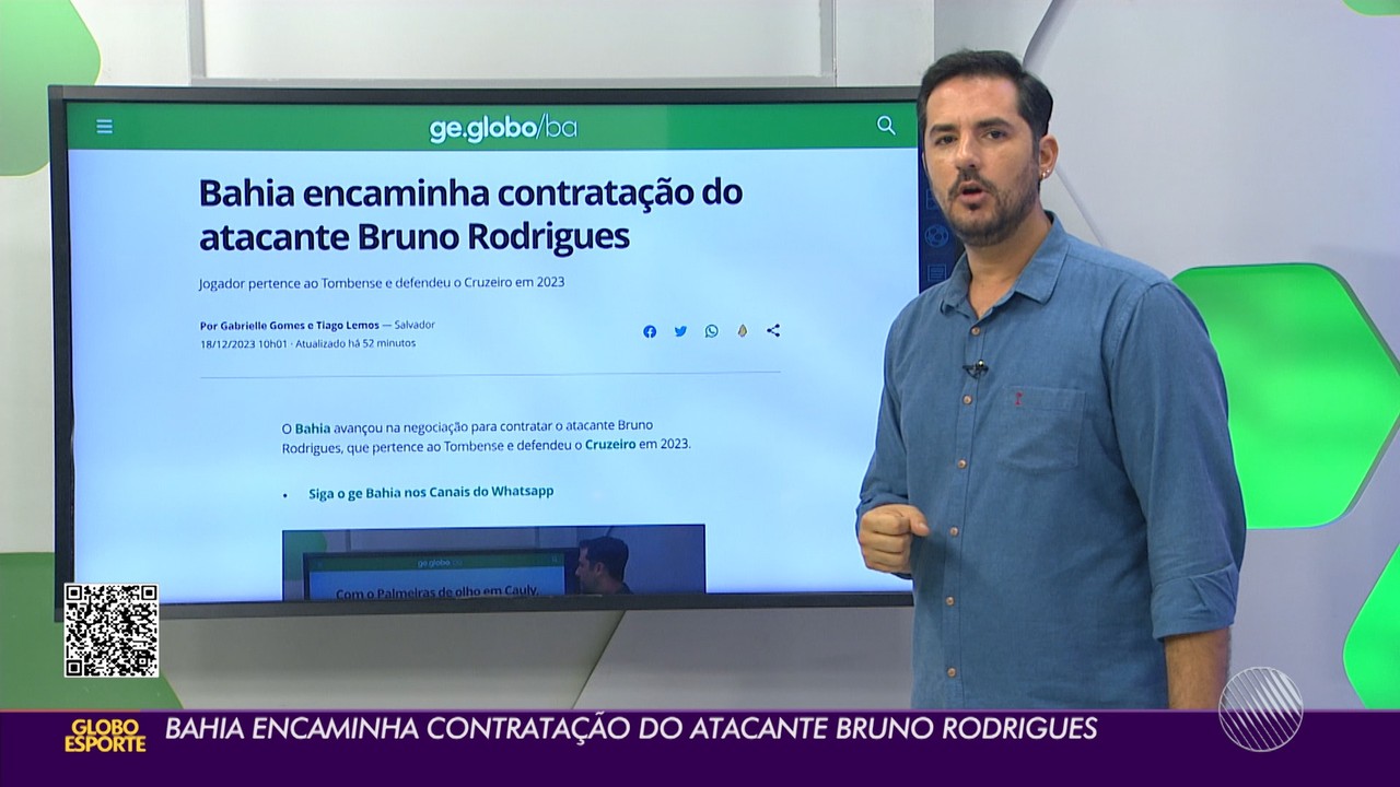 Globo Esporte - Cruzeiro fica próximo do acerto com o meio-campo Matheus  Pereira 