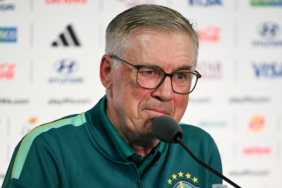 Ancelotti em coletiva — Marrocos na Copa
