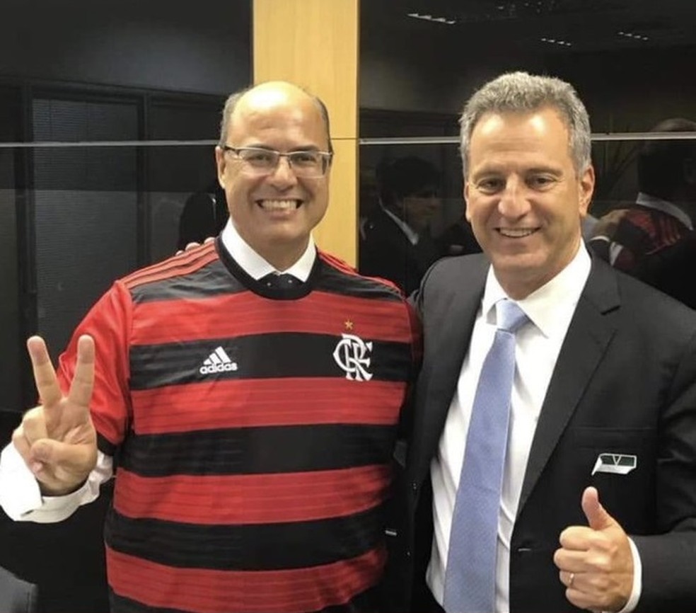 Landim, Witzel, Flamengo — Foto: Divulgação