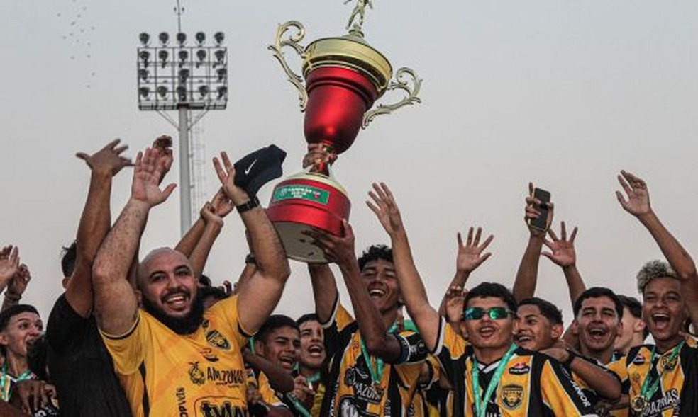 Amazonas campe&atilde;o Amazonense Sub-14 e 16. &mdash; Foto: Jo&atilde;o Normando / AMFC