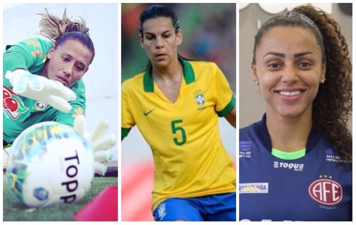 3B fecha com a volante Thaísa Moreno, a goleira Vivi e a zagueira ...