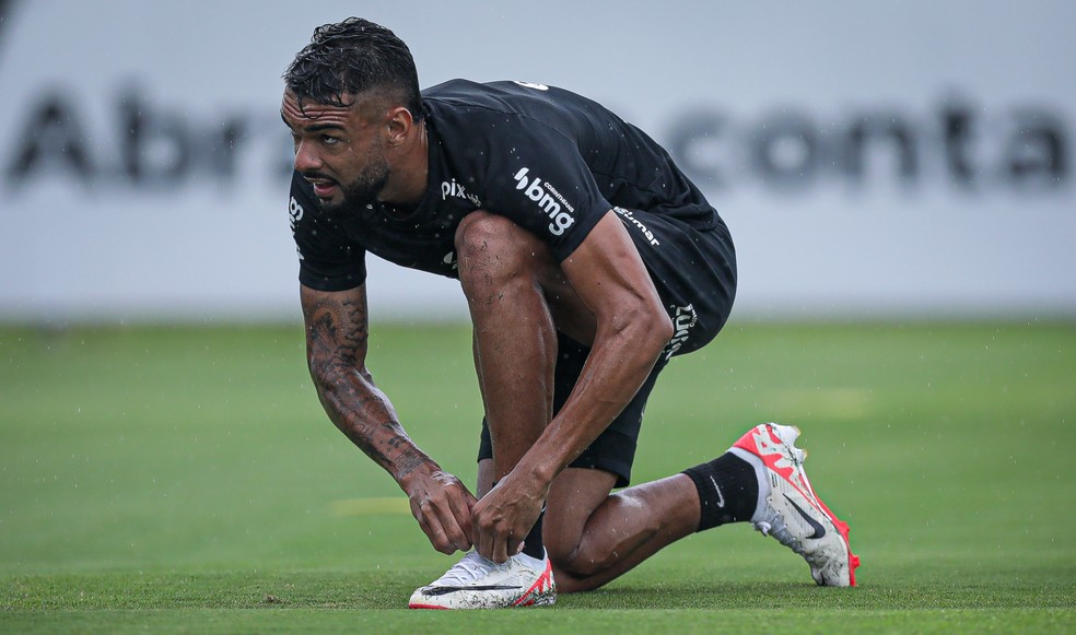 Raniele pode estrear pelo Corinthians no domingo — Foto: Rodrigo Coca / Ag.Corinthians