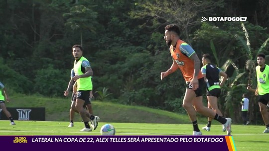 Lateral na Copasite de aposta que paga por cadastro22, Alex Telles será apresentado pelo Botafogo - Programa: Globo Esporte RJ 