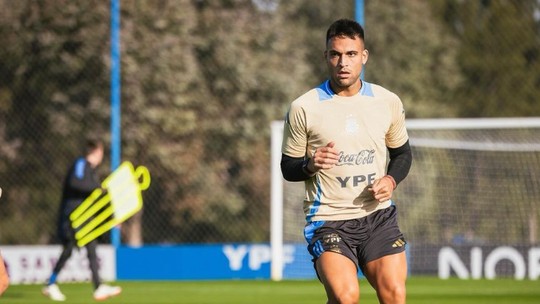 Sem Messi, Argentina deve ter dupla de ataque com Julián Álvarez e Lautaro contra o Chile