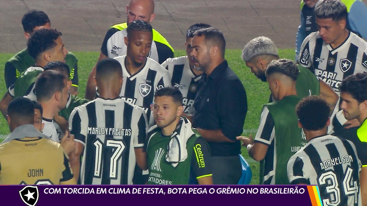 Com torcidajogo de sorteclimajogo de sortefesta, Bota pega o Grêmio no Brasileirão