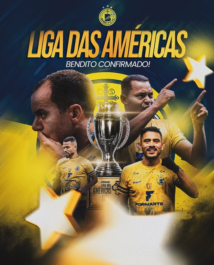 Bendito FC confirma participação na Liga das Américas de Fut7 de 2026