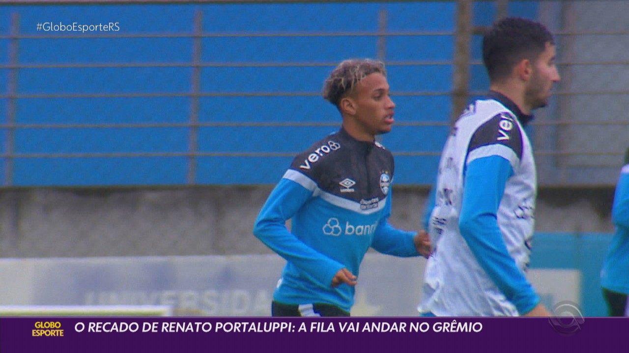 O recado de Renato Portaluppi: a fila vai andar no Grêmio