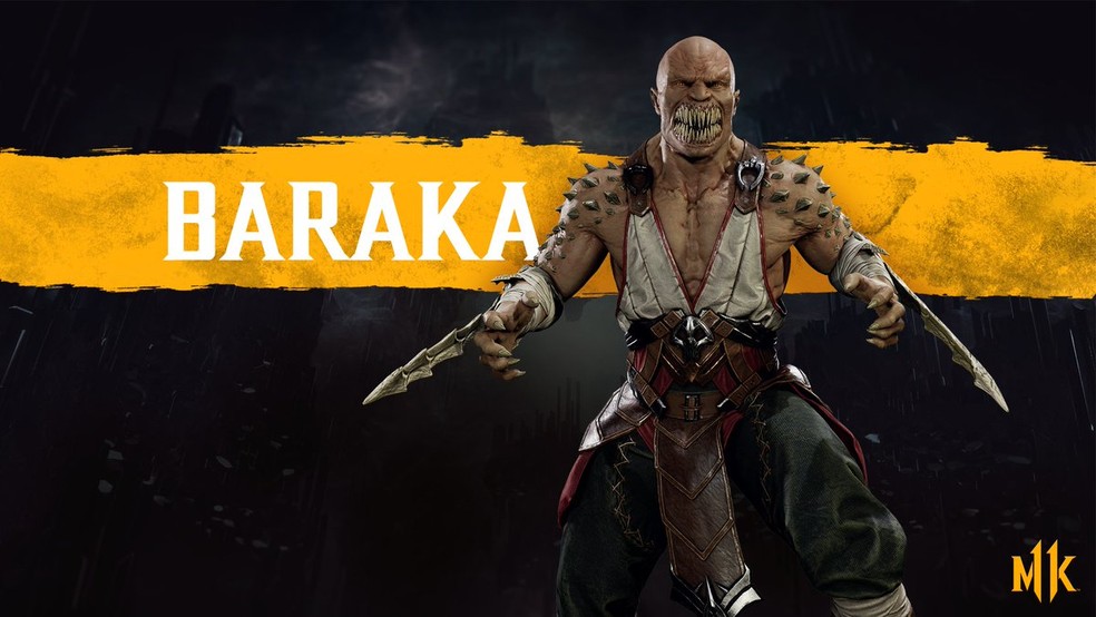 Baraka Mortal Kombat Bonecos Action Figure Resina Original