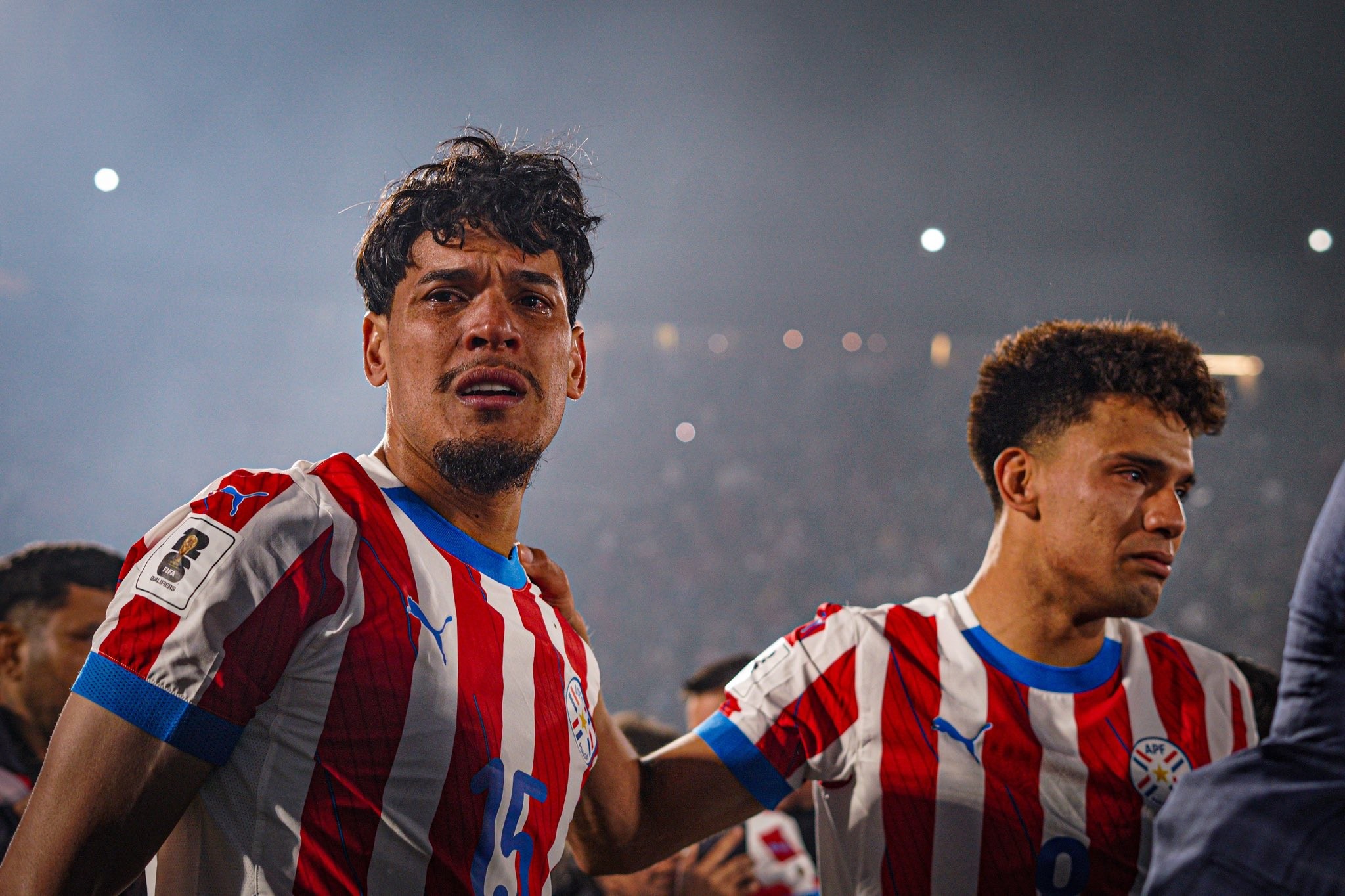 Gómez, do Palmeiras, se emociona com classificação do Paraguai à Copa: 