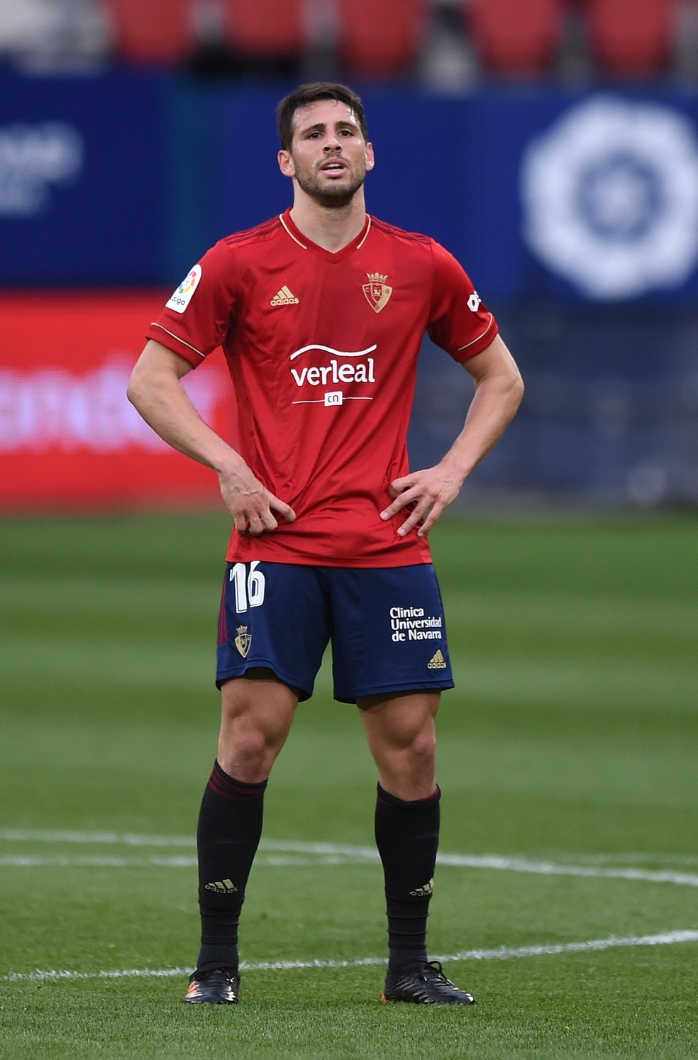 Calleri durante partida pelo Osasuna em 2021 — Foto:  Denis Doyle/Getty Images