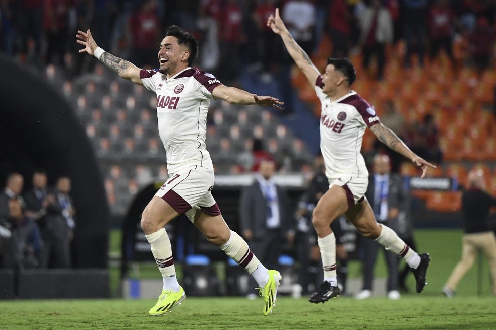 Lanús elimina o Independiente Medellín e avança na Copa Sul-Americana — Foto: AFP