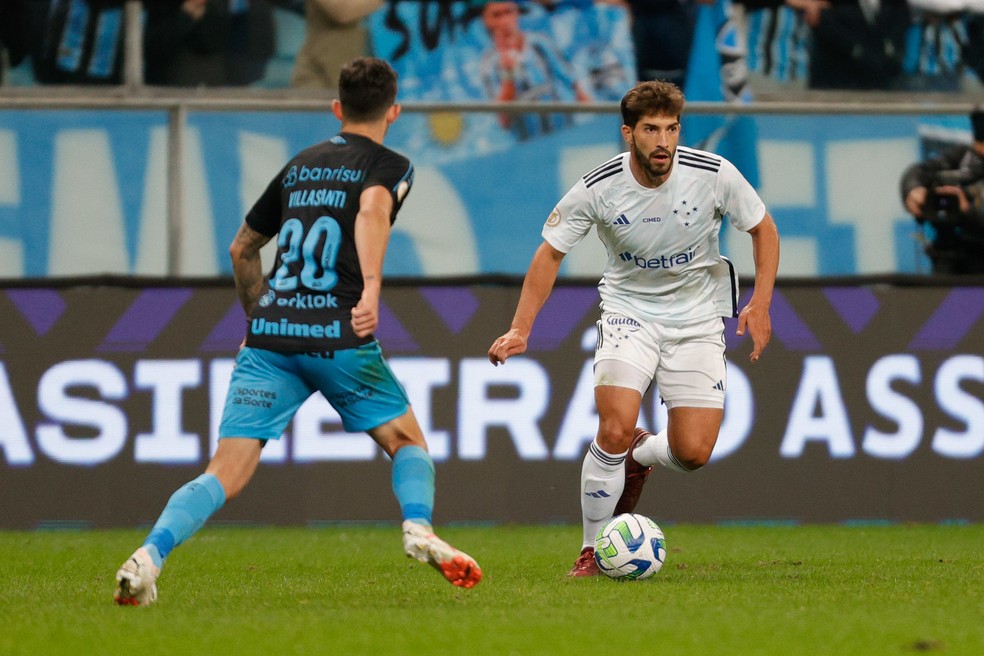 Lucas Silva; Grêmio x Cruzeiro — Foto: Staff Images/Cruzeiro