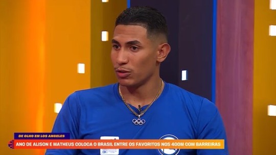Matheus Lima comenta domínio brasileiro na prova dos 400m com barreiras - Programa: Hello LA 