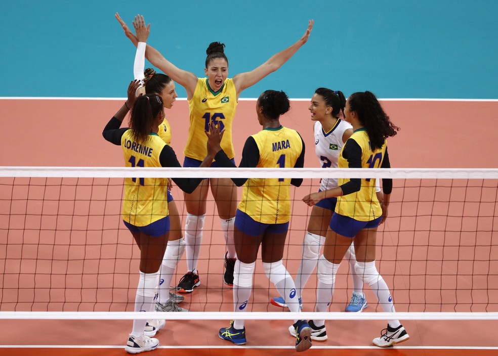Jogos Pan-Americanos: Brasil bate Argentina e segue 100% no vôlei feminino  - Toda Bahia