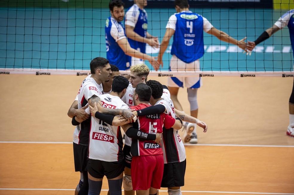 Cruzeiro, Sesi-Bauru, Superliga Masculina — Foto: Agência i7/Sada Cruzeiro