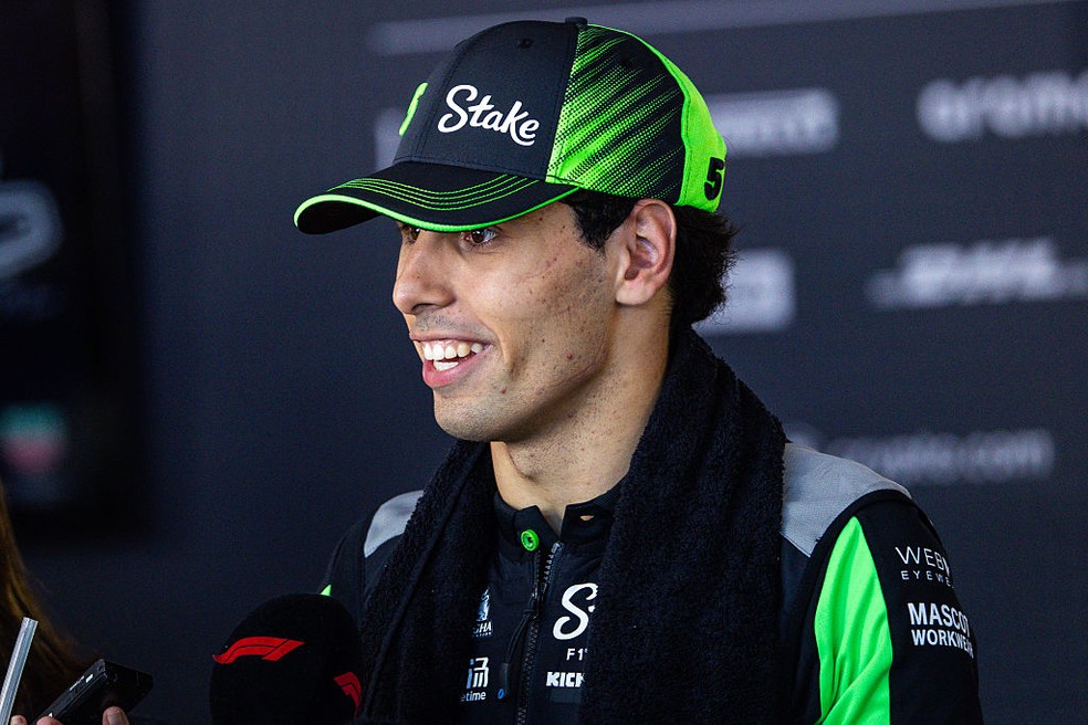 Brasileiro Gabriel Bortoleto, piloto da Sauber — Foto: Jayce Illman/Getty Images