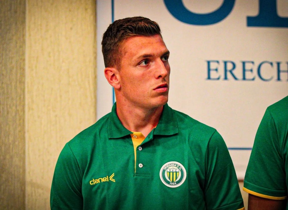 Gabriel Rossetto pelo Ypiranga-RS, em 2022 — Foto: Ypiranga-RS / Enoc Guimarães Júnior