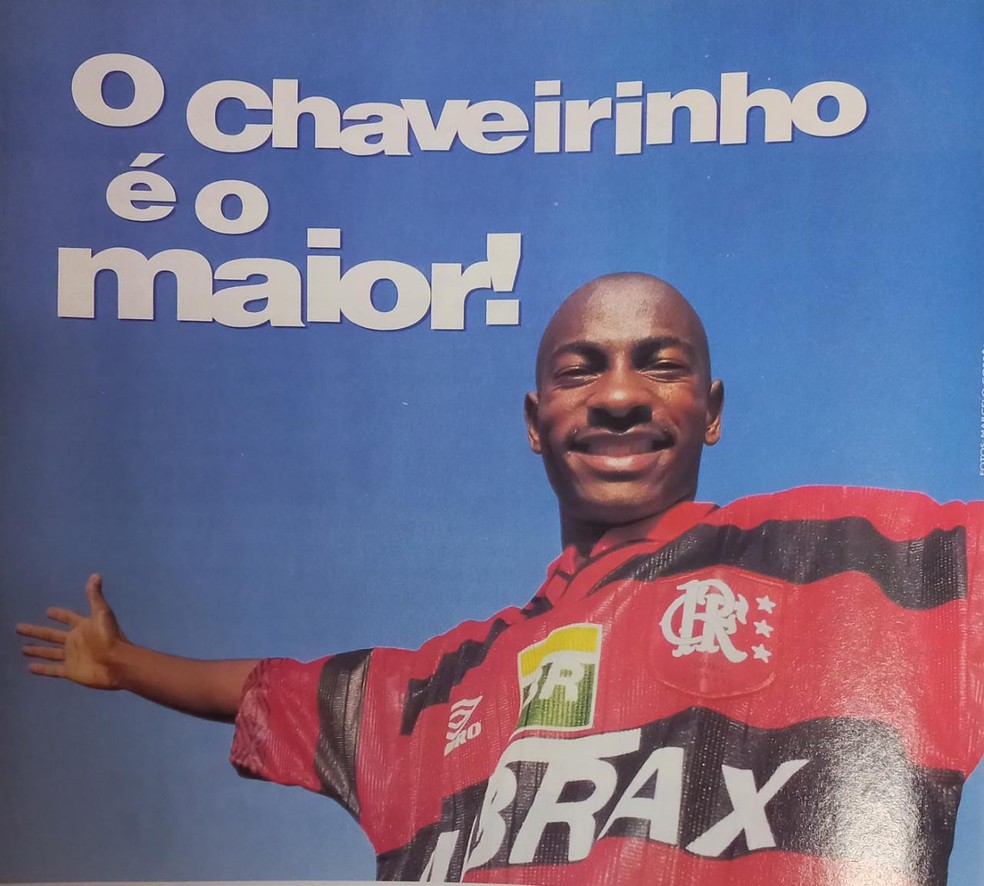 Evandro Chaveirinho foi muito querido pela torcida do Flamengo no ano de 1997