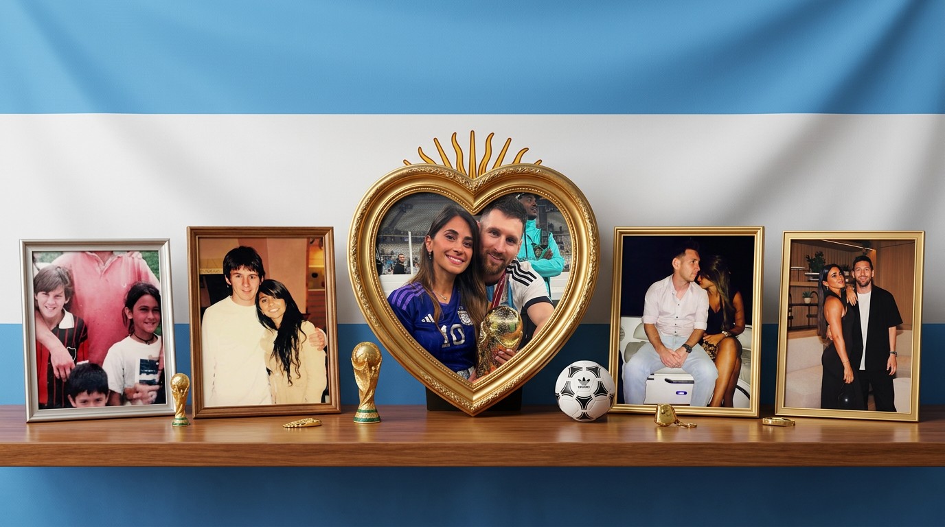 De amigos de infância a Copa do Mundo, Messi e Antonela vivem romance com roteiro de filme
