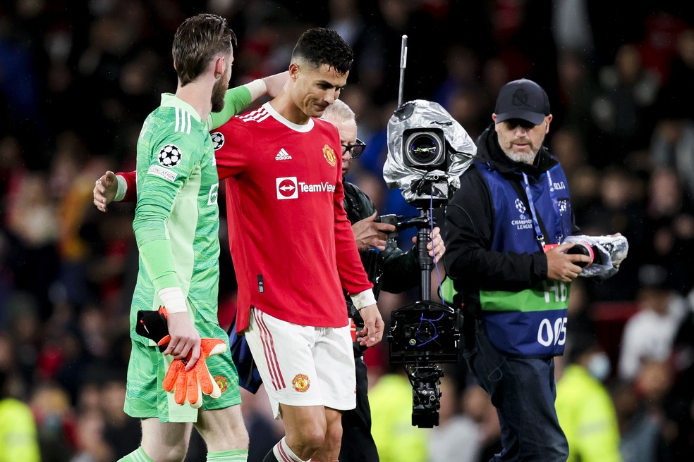 De Gea e Cristiano Ronaldo jogaram juntos no Manchester United &mdash; Foto: David S. Bustamante / Getty Images