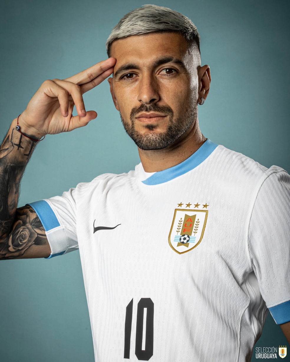 Arrascaeta será o camisa 10 do Uruguai na Copa América — Foto: Reprodução