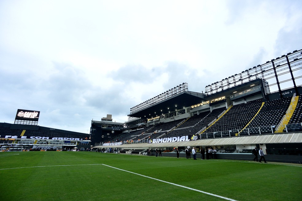 Vila Belmiro, estádio do Santos, recebe o duelo contra o Cruzeiro