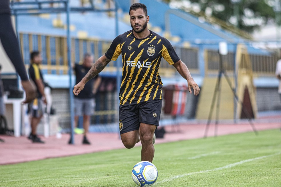 Falc&atilde;o, novo refor&ccedil;o do Amazonas &mdash; Foto: Jo&atilde;o Normando/AMFC