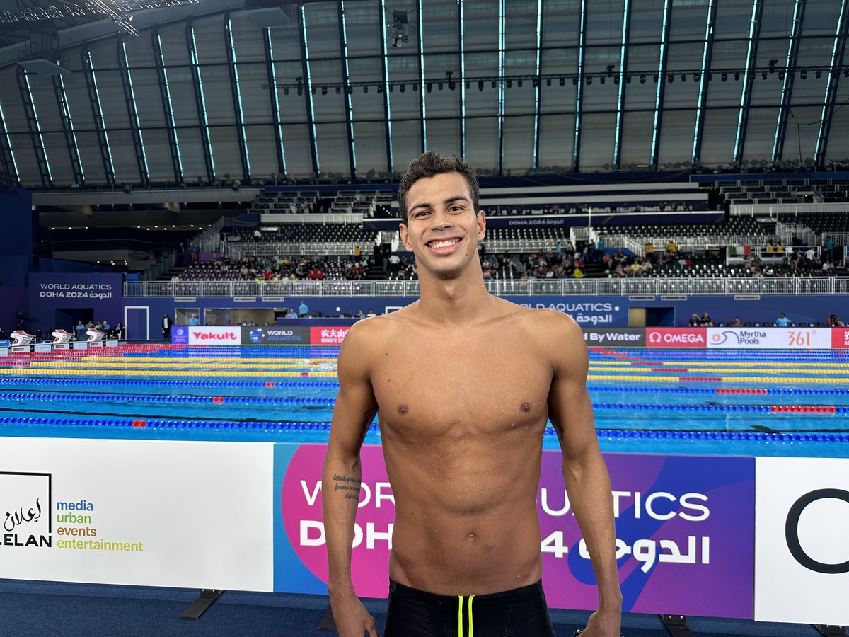 Guilherme Costa vai à semifinal dos 200m livre do Mundial de Esportes Aquáticos - Globo