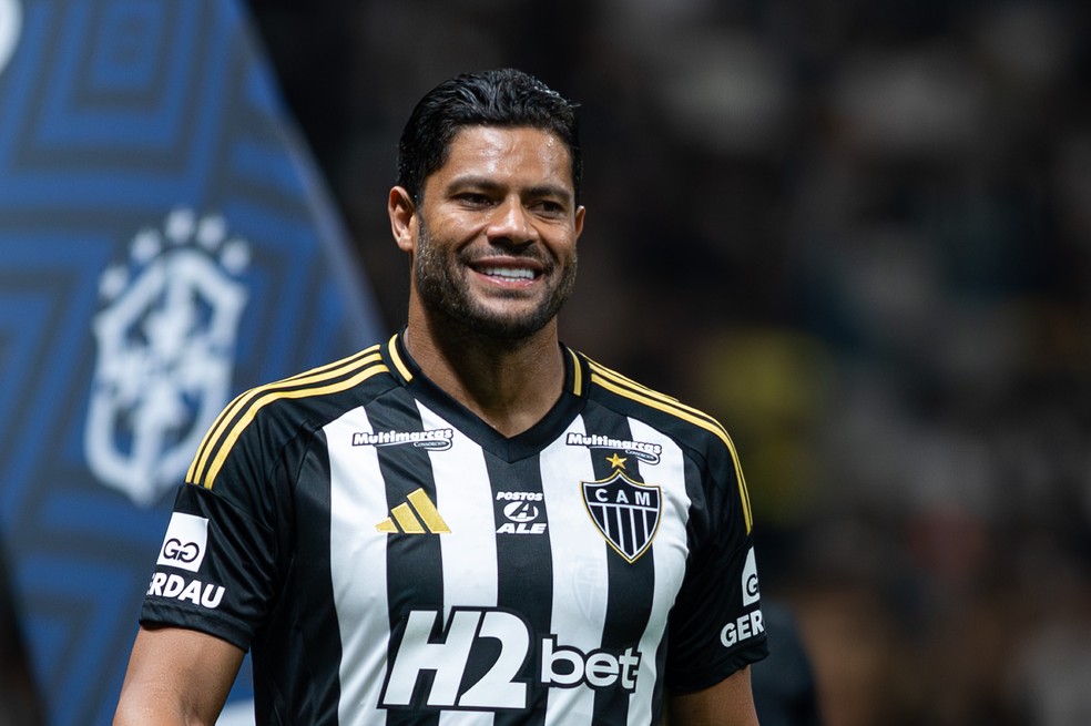 Hulk, do Atlético-MG, em partida contra o Bahia pelo Brasileirão 2025. — Foto: Alessandra Torres/AGIF